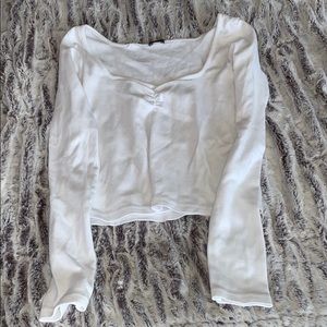 brandy melville cropped long sleeve
